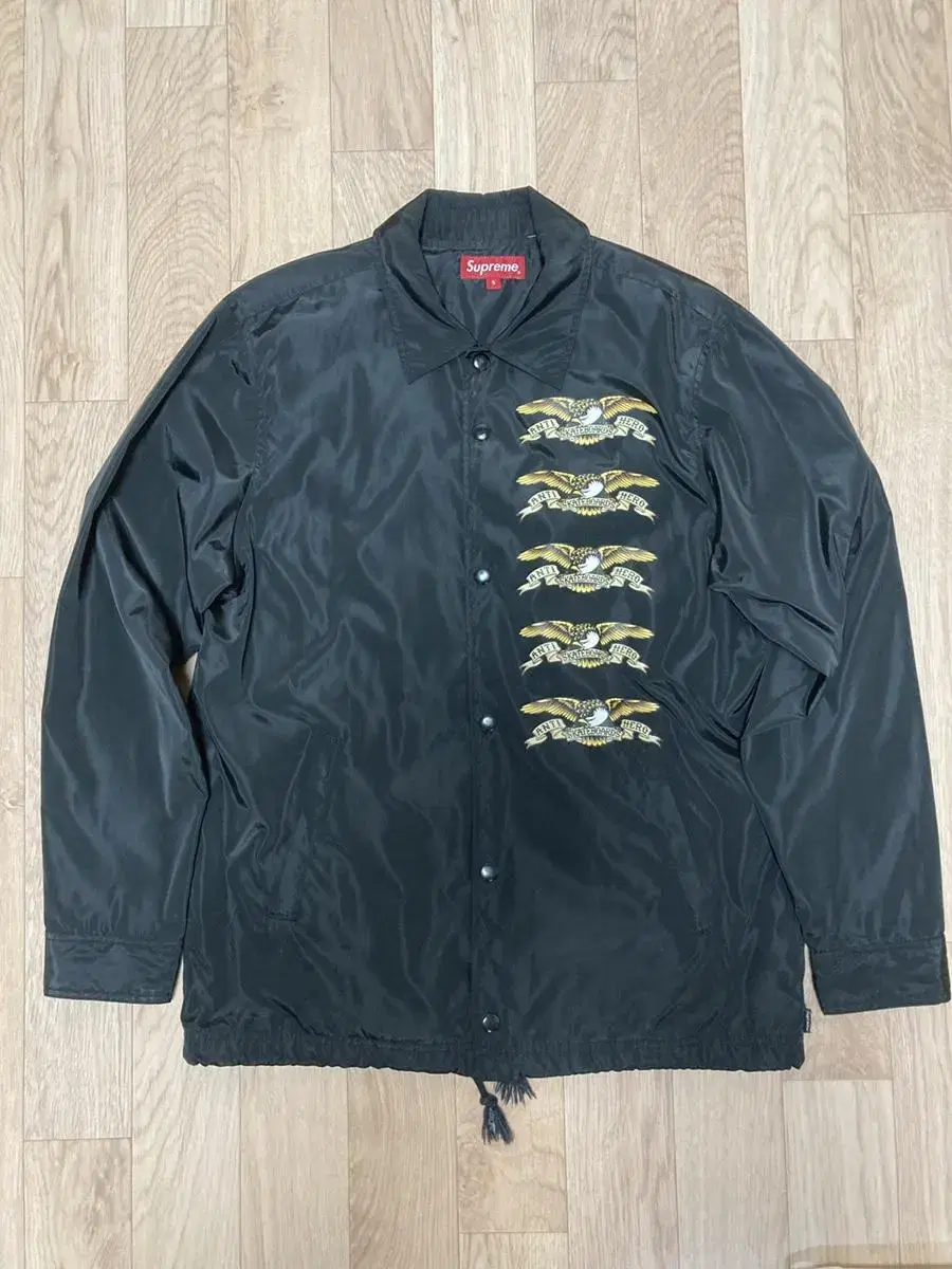 2014ssSupreme×ANTIHERO コーチジャケットM Supreme シュプリーム 14SS ANTIHERO Coaches Jacket アンタイ